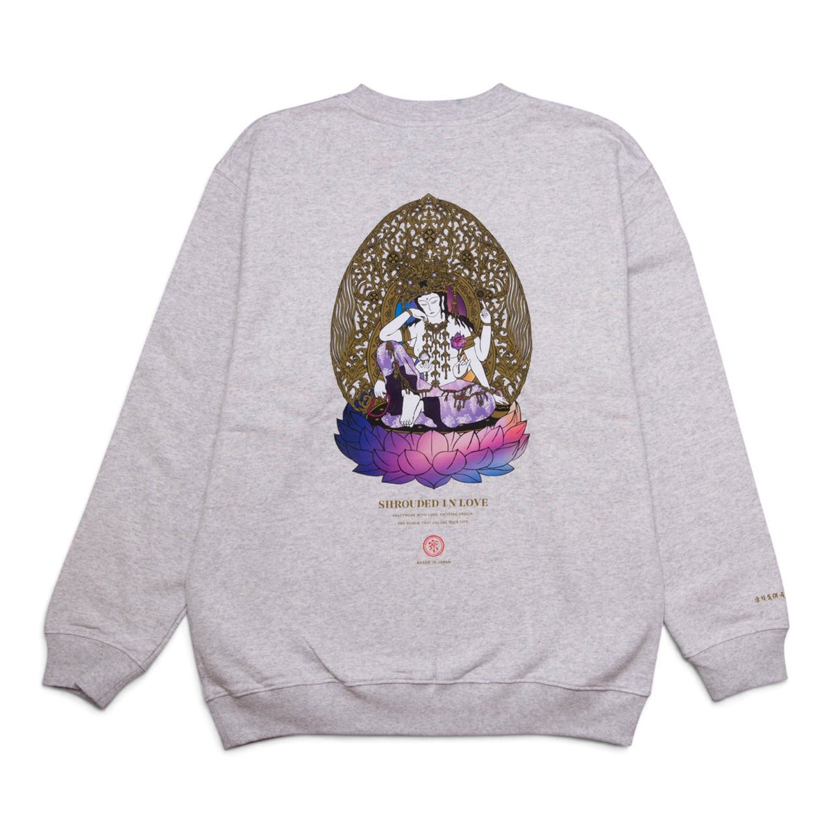 如意輪観音菩薩 CREW NECK [ASH]
