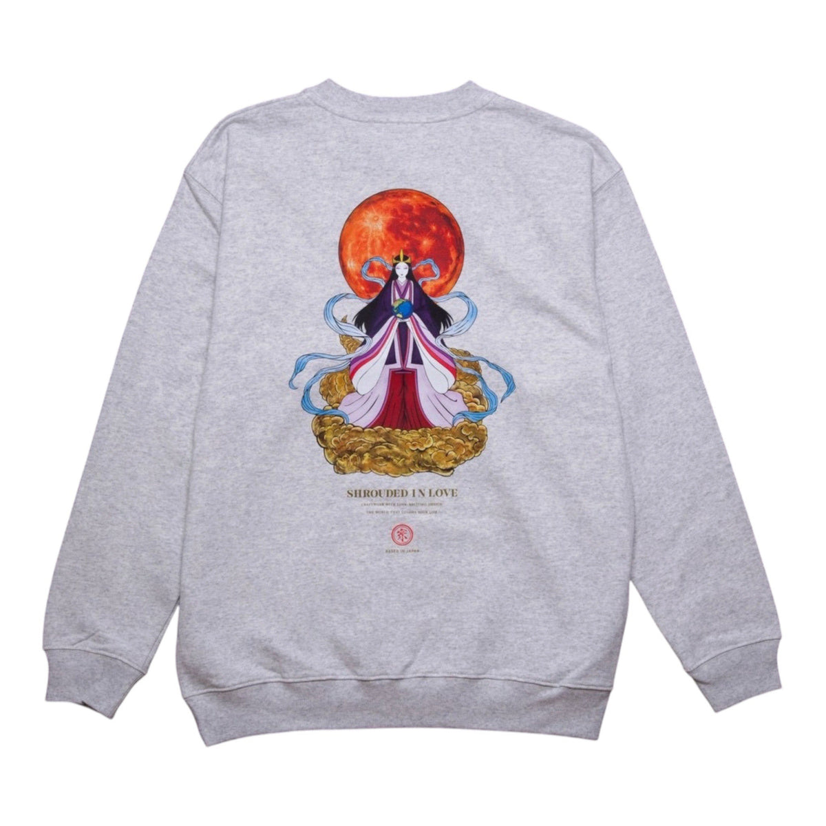 月読之加具夜姫 CREW NECK [ASH]