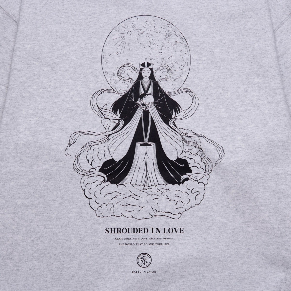 月読之加具夜姫 CREW NECK #2 [ASH]