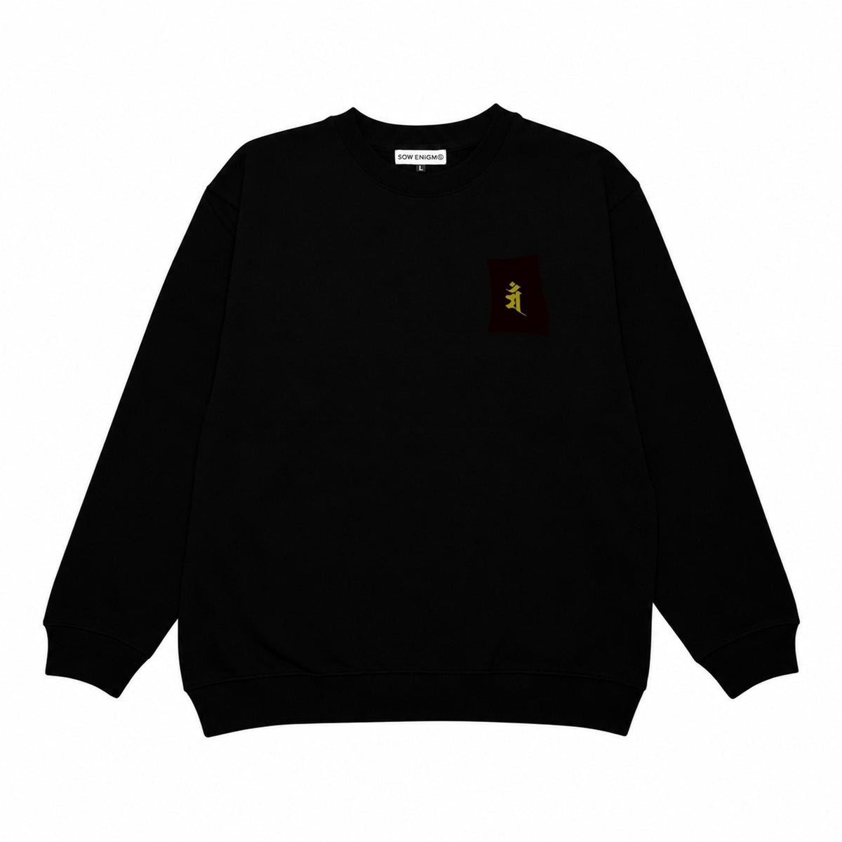 文殊菩薩 CREW NECK [BLACK]