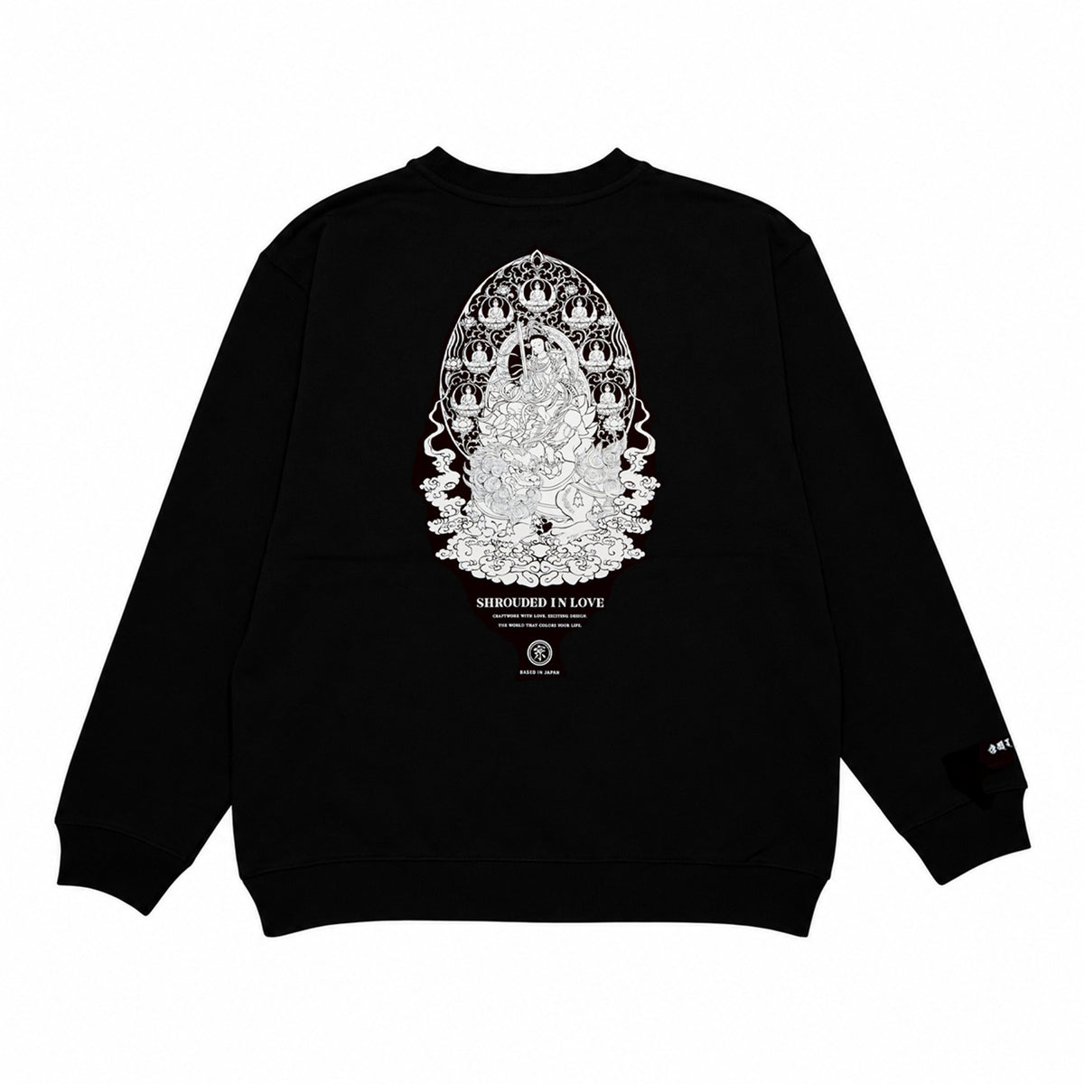 文殊菩薩 CREW NECK #2 [BLACK]