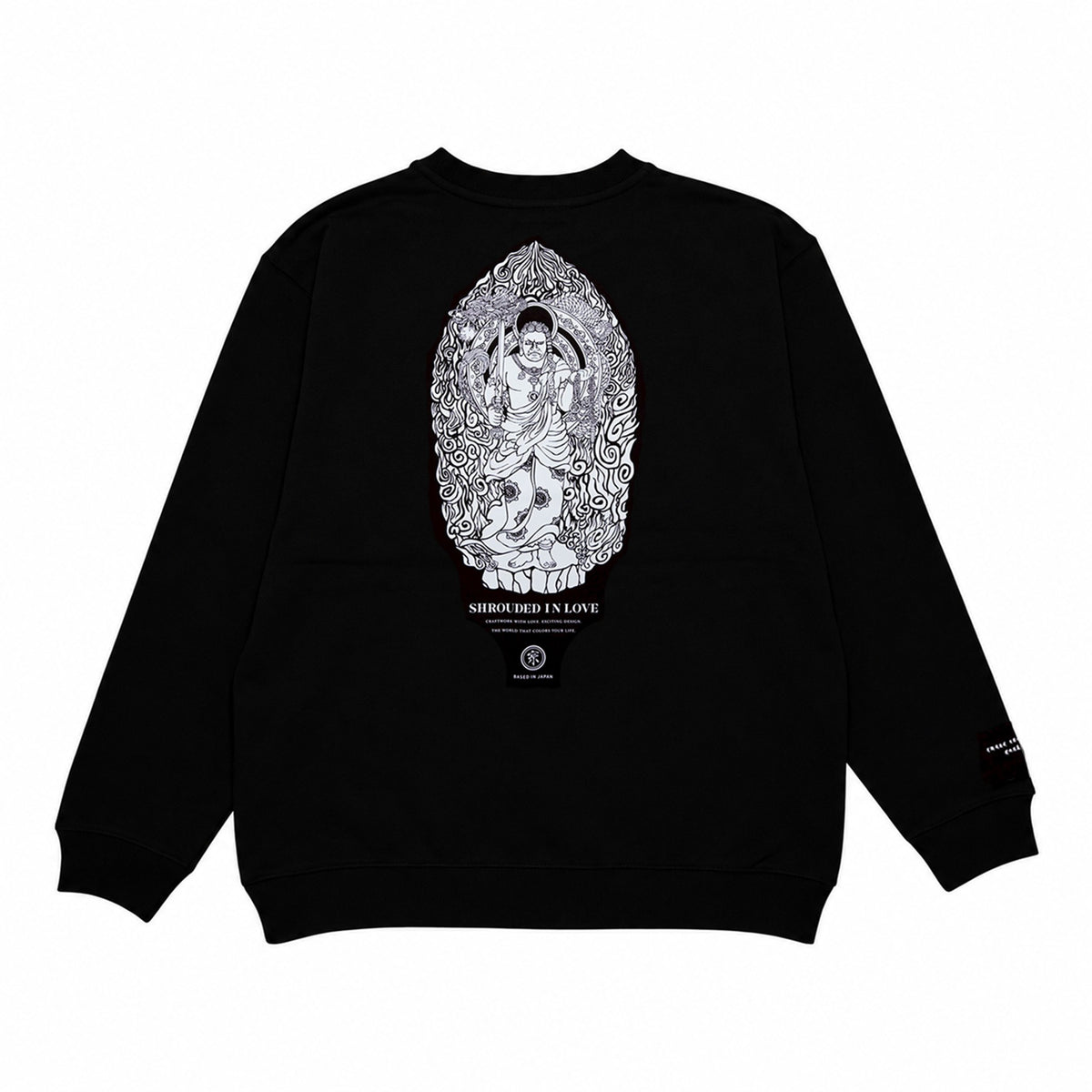 Kurikara Fudo Myoo CREW NECK #2 [BLACK]