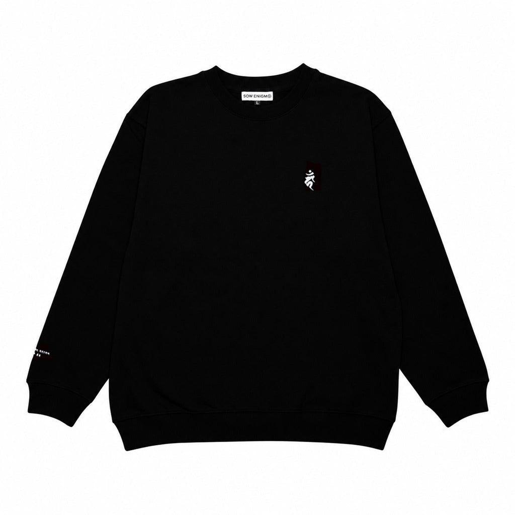 Kurikara Fudo myoo CREW NECK #2 [BLACK]