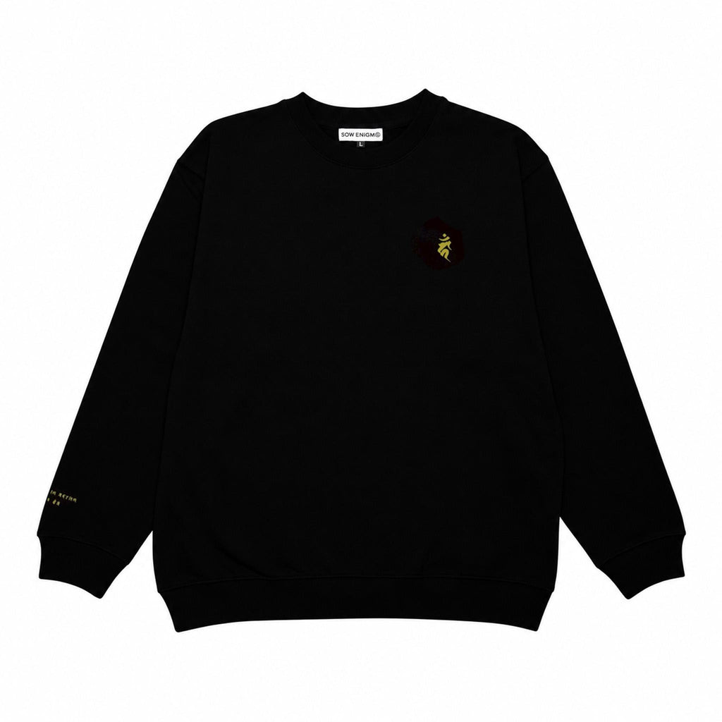 Kurikara Fudo Myoo CREW NECK [BLACK]
