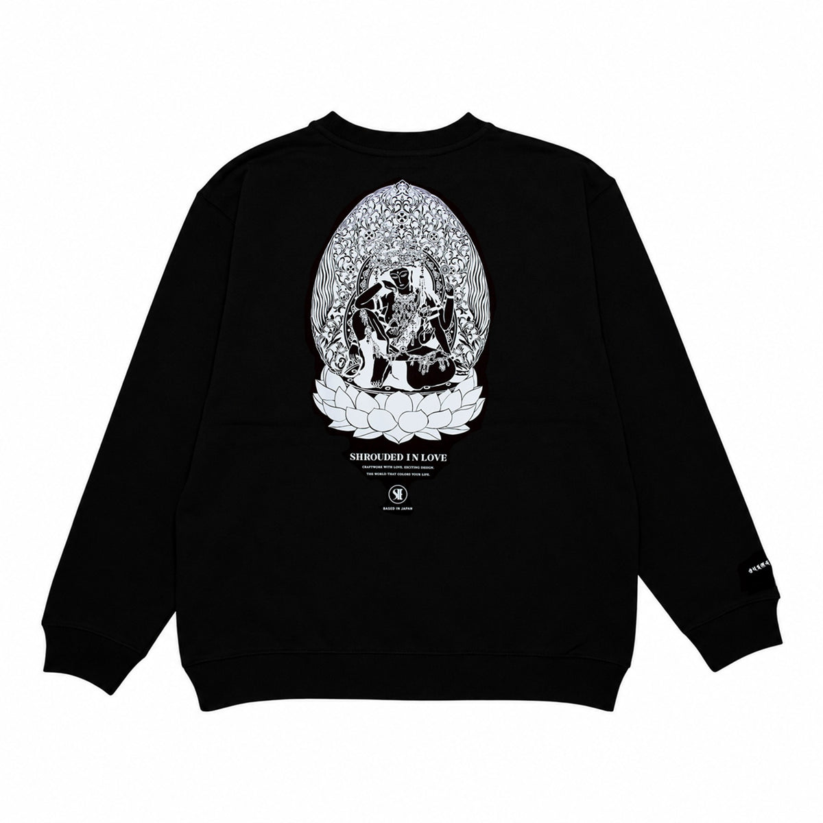 如意輪観音菩薩 CREW NECK #2 [BLACK]