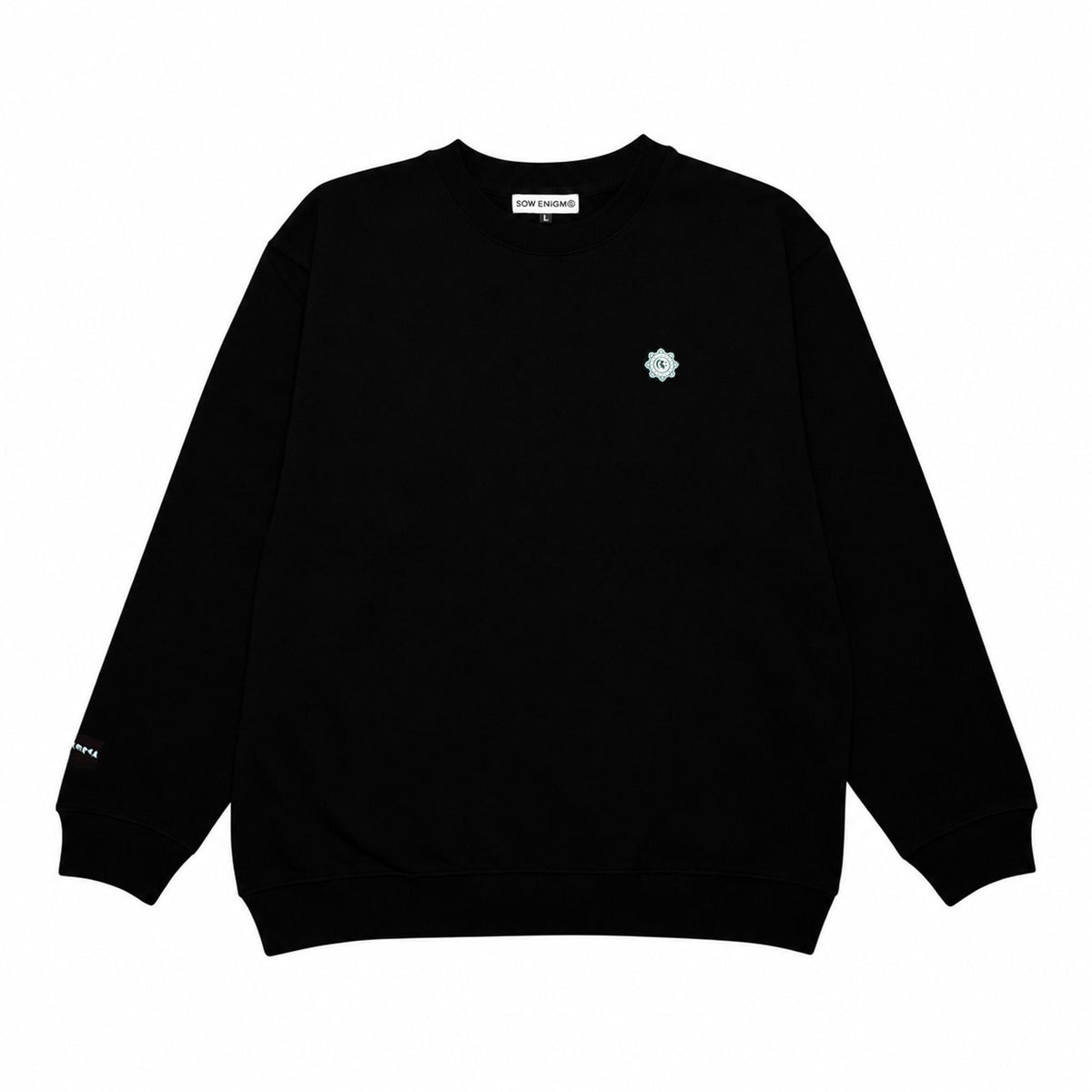 如意輪観音菩薩 CREW NECK #2 [BLACK]