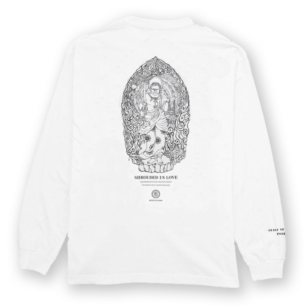 倶利伽羅不動明王 L/S #2 [WHITE]