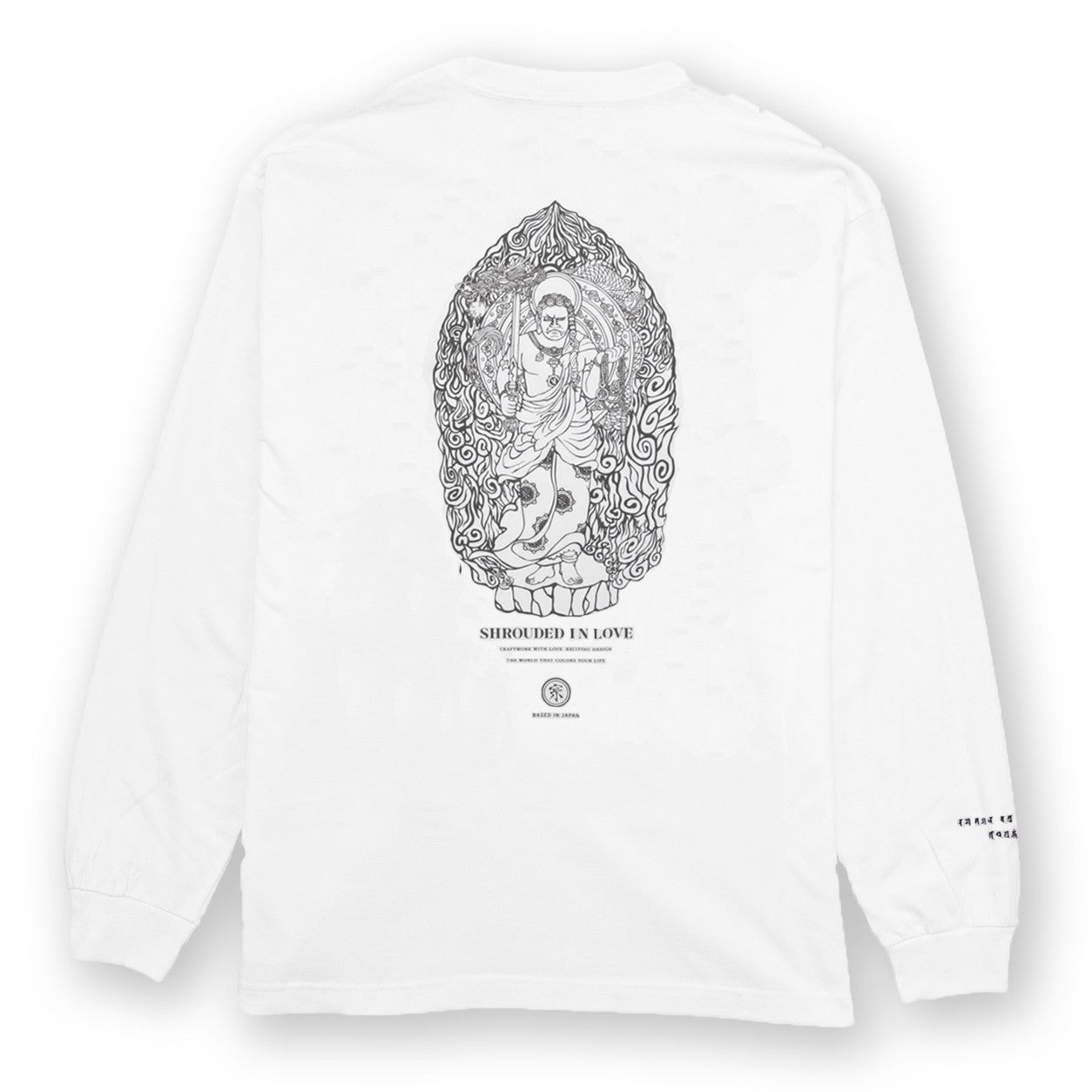 倶利伽羅不動明王 L/S #2 [WHITE]