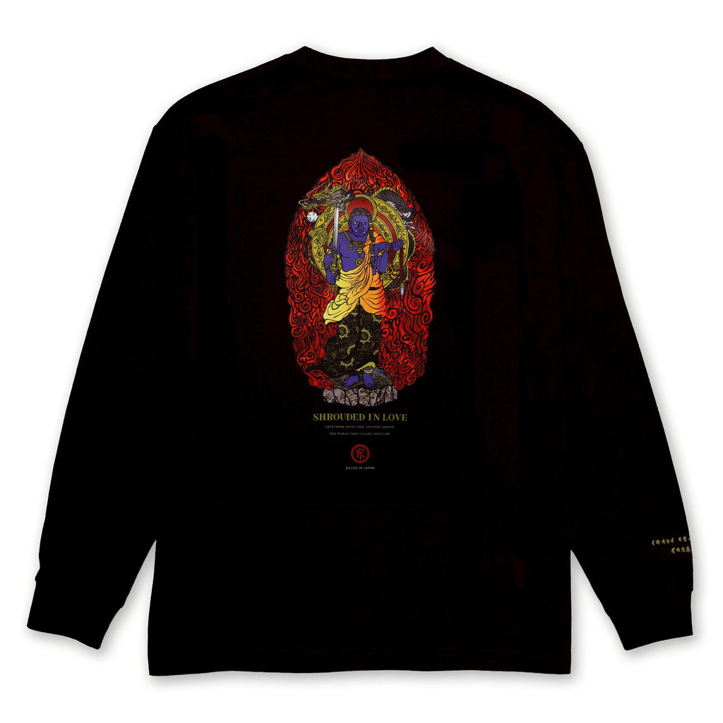 倶利伽羅不動明王 L/S [BLACK]