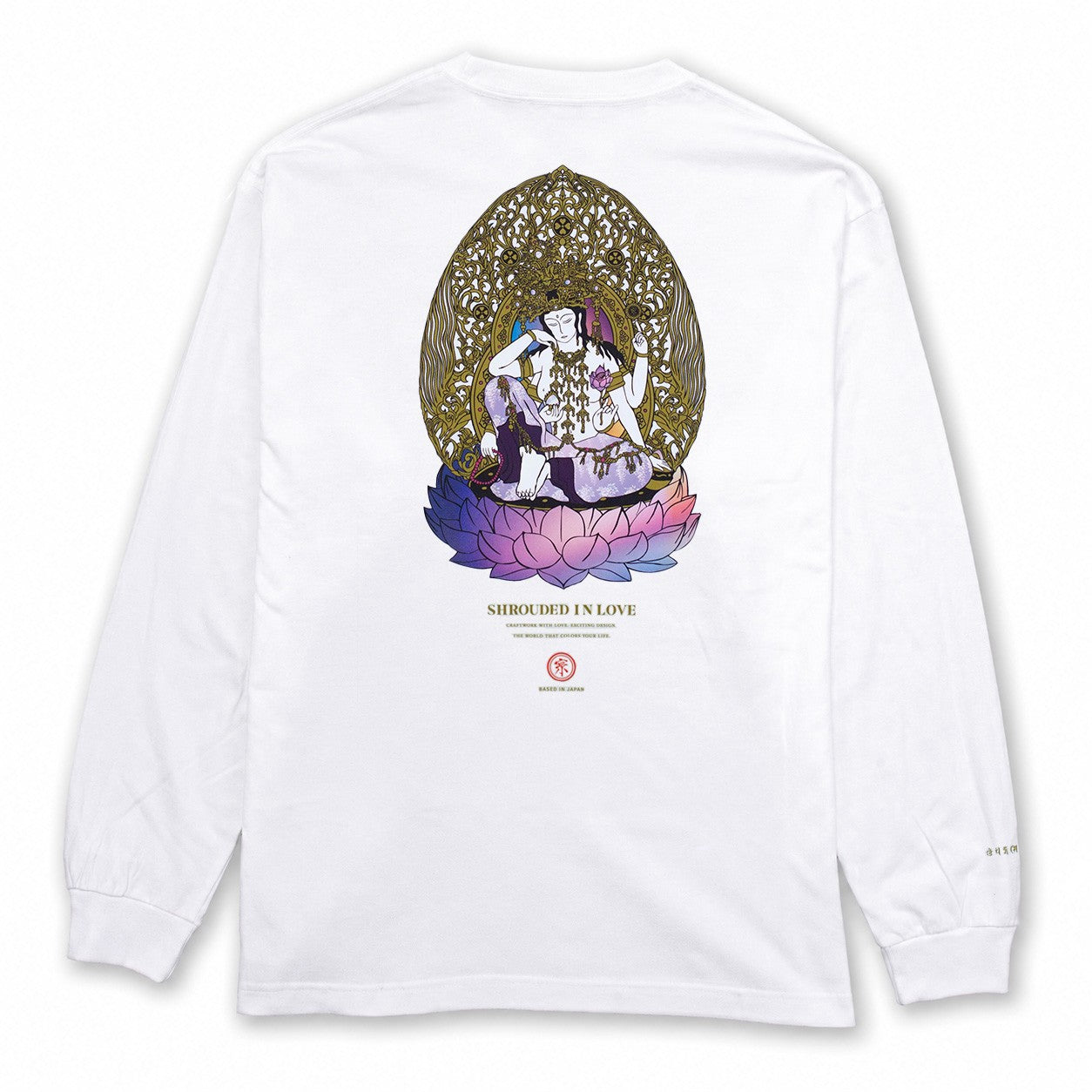 如意輪観音菩薩 L/S [WHITE]