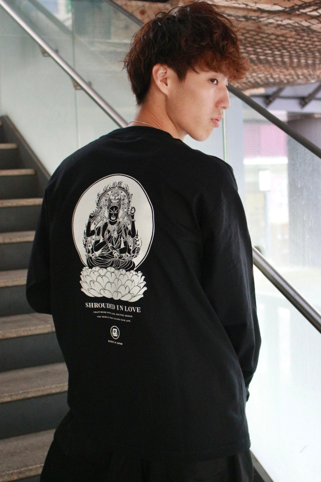 愛染明王 L/S【BLACK】