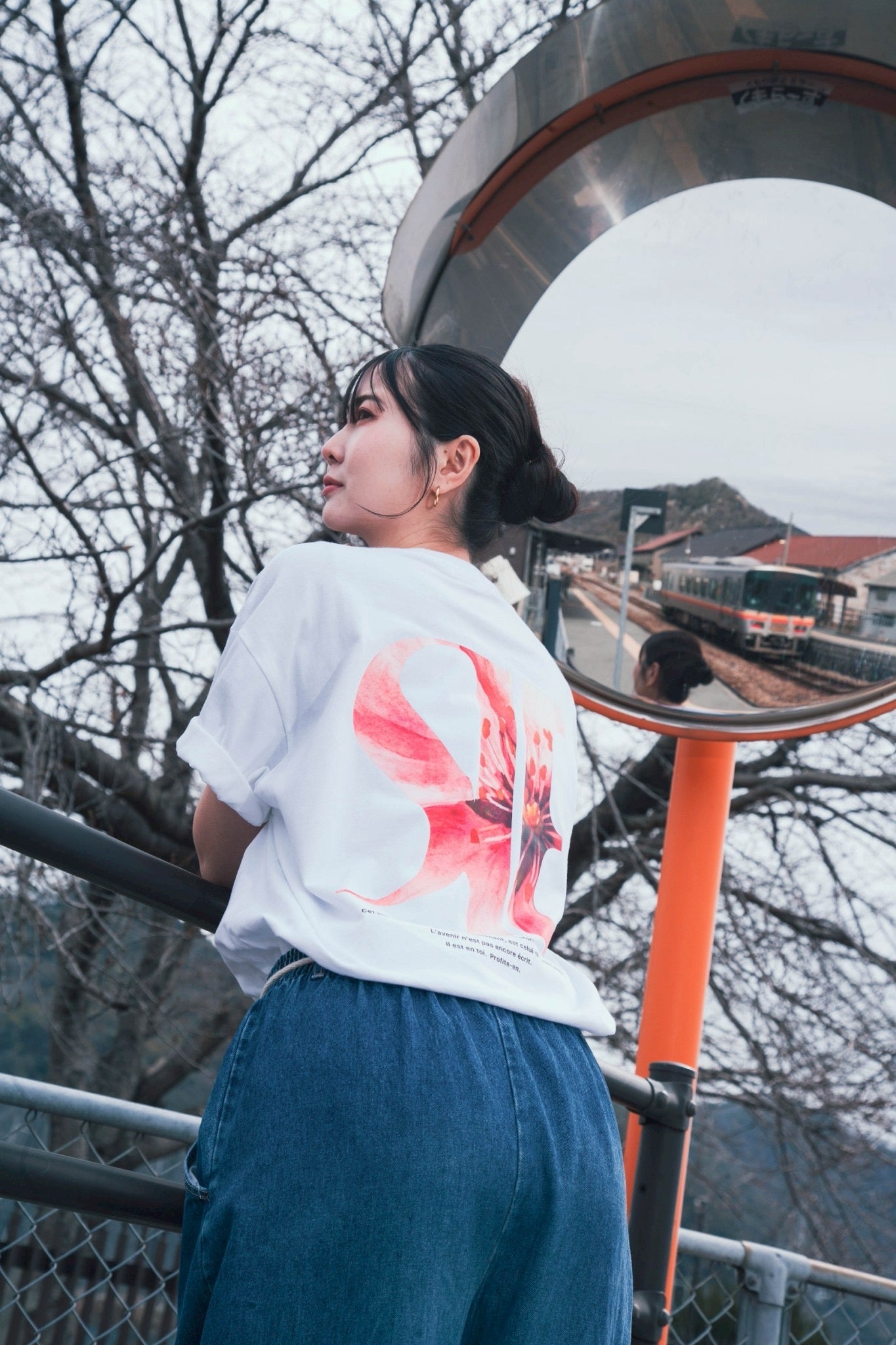 L’instant Sakura TEE [WHITE]