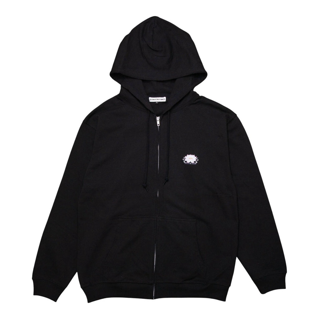 Ryujin Kannon ZIP HOODIE [BLACK]