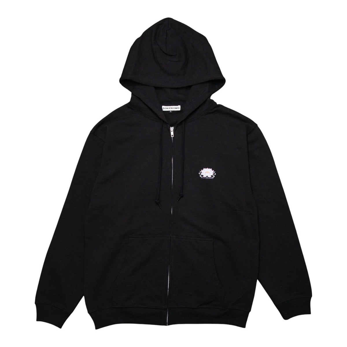 Ryujin Kannon ZIP HOODIE [BLACK]