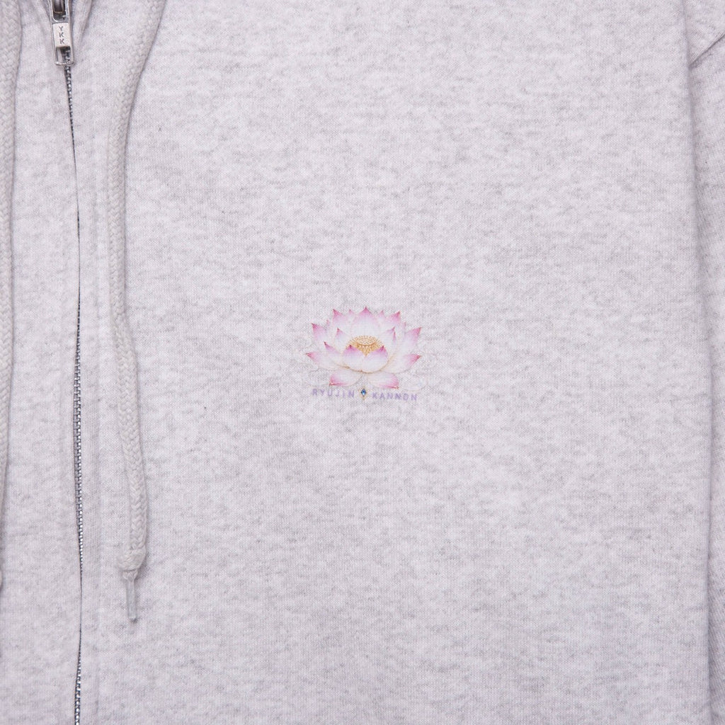 Ryujin Kannon ZIP HOODIE [ASH]
