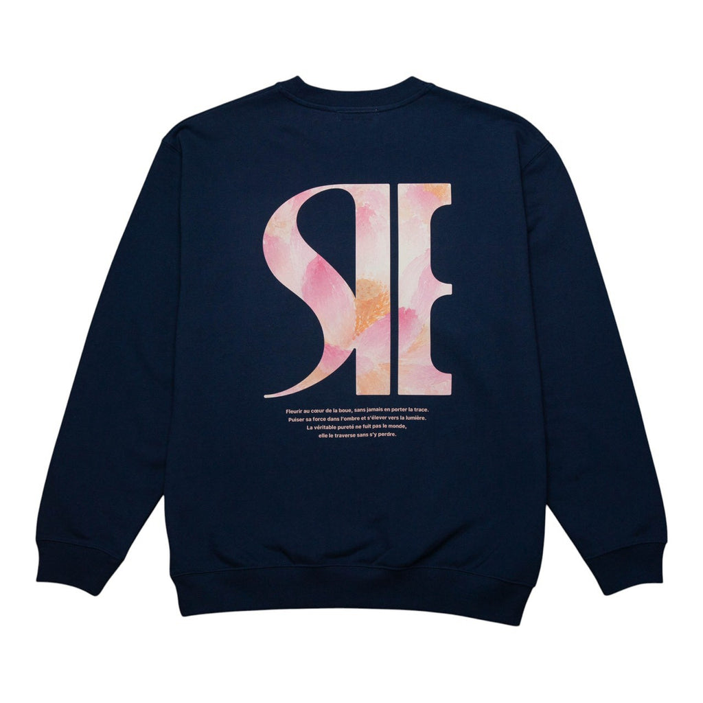 LOTUS PUR CREW NECK [INDIGO]
