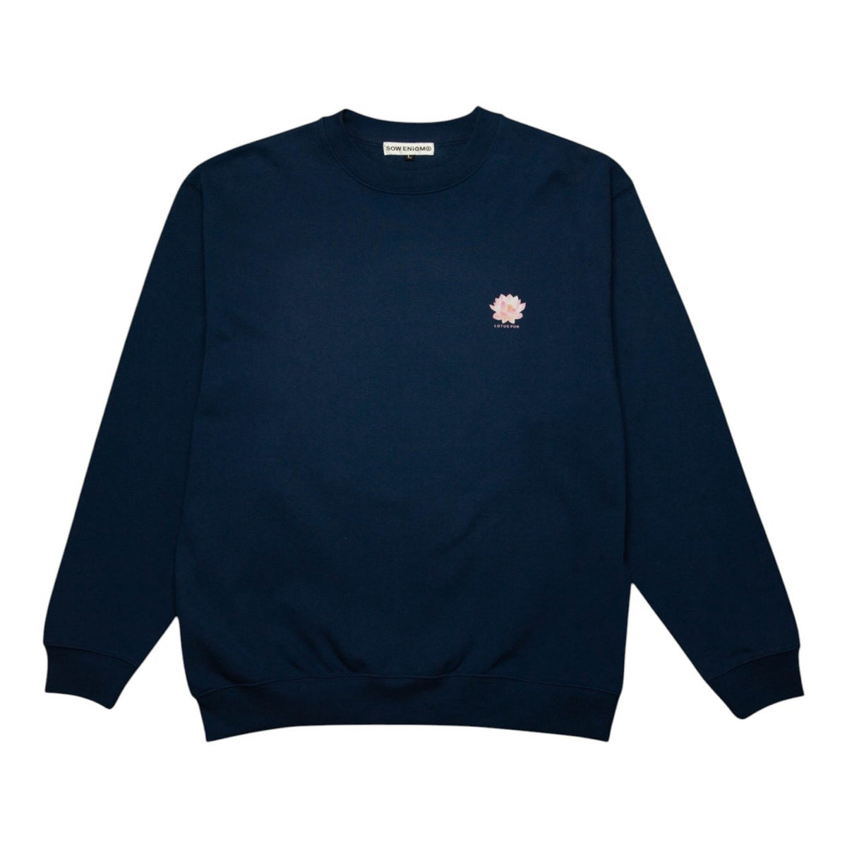 LOTUS PUR CREW NECK [INDIGO]