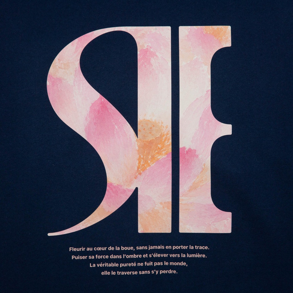 LOTUS PUR CREW NECK [INDIGO]