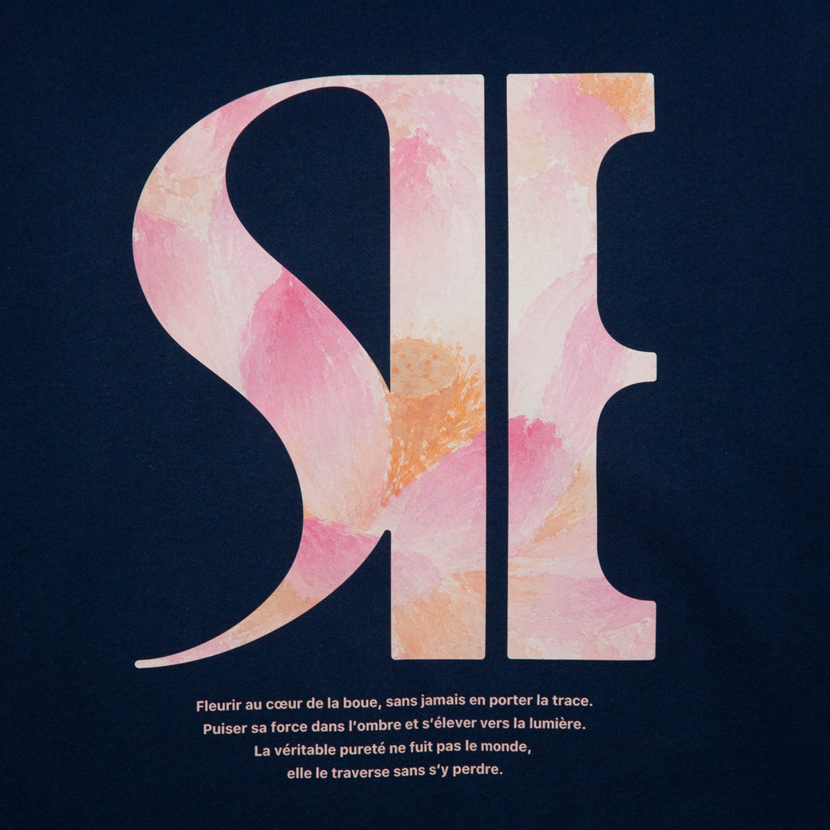 LOTUS PUR CREW NECK [INDIGO]