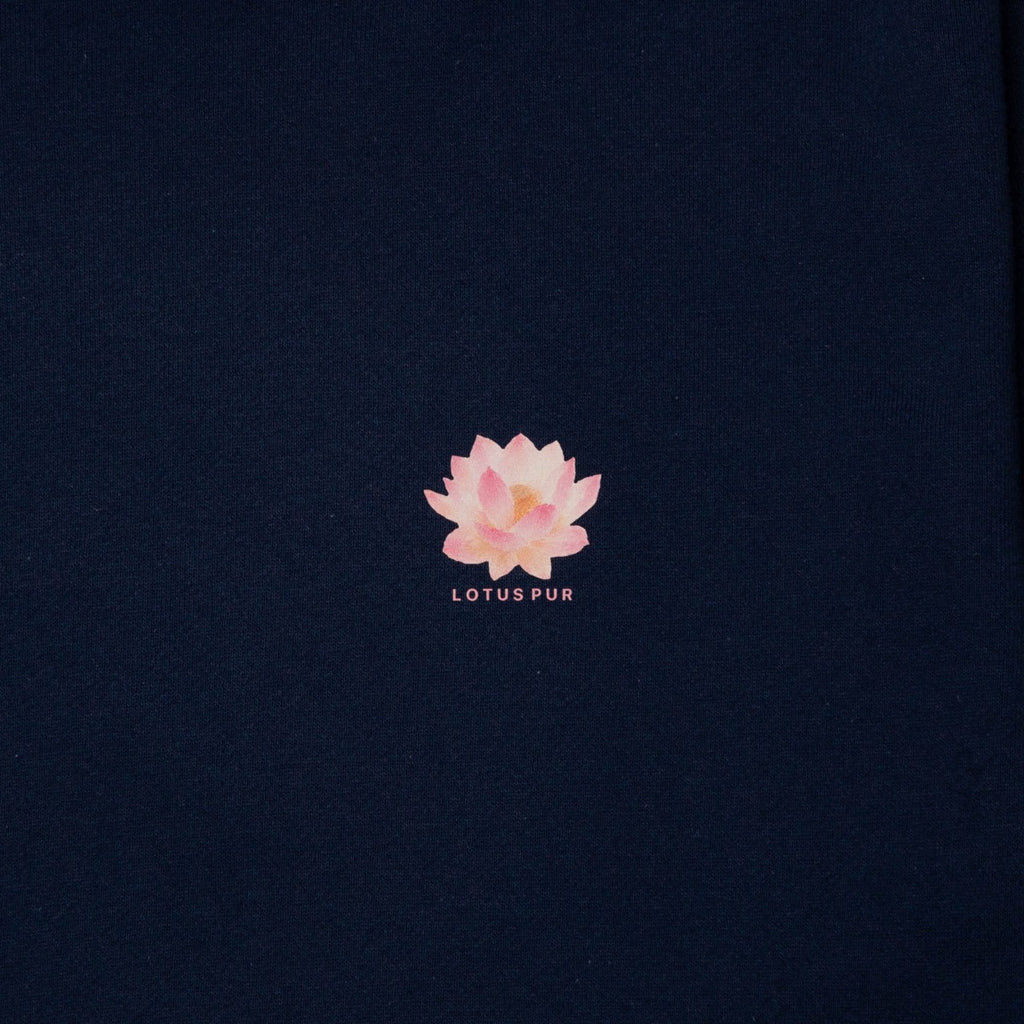 LOTUS PUR CREW NECK [INDIGO]