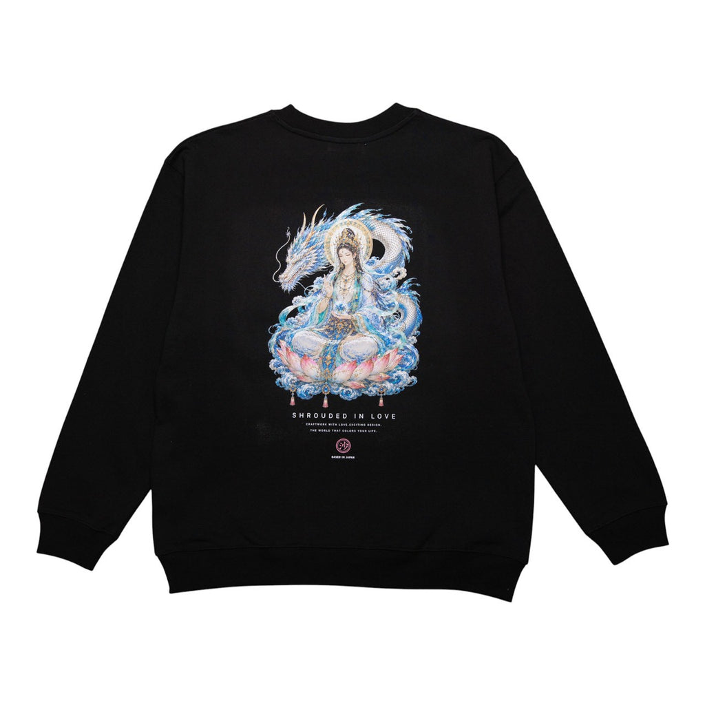 Ryujin Kannon CREW NECK [BLACK]
