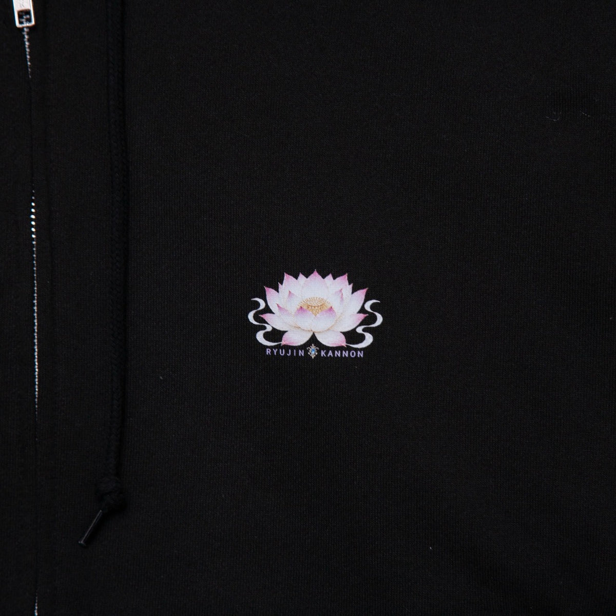 Ryujin Kannon ZIP HOODIE [BLACK]