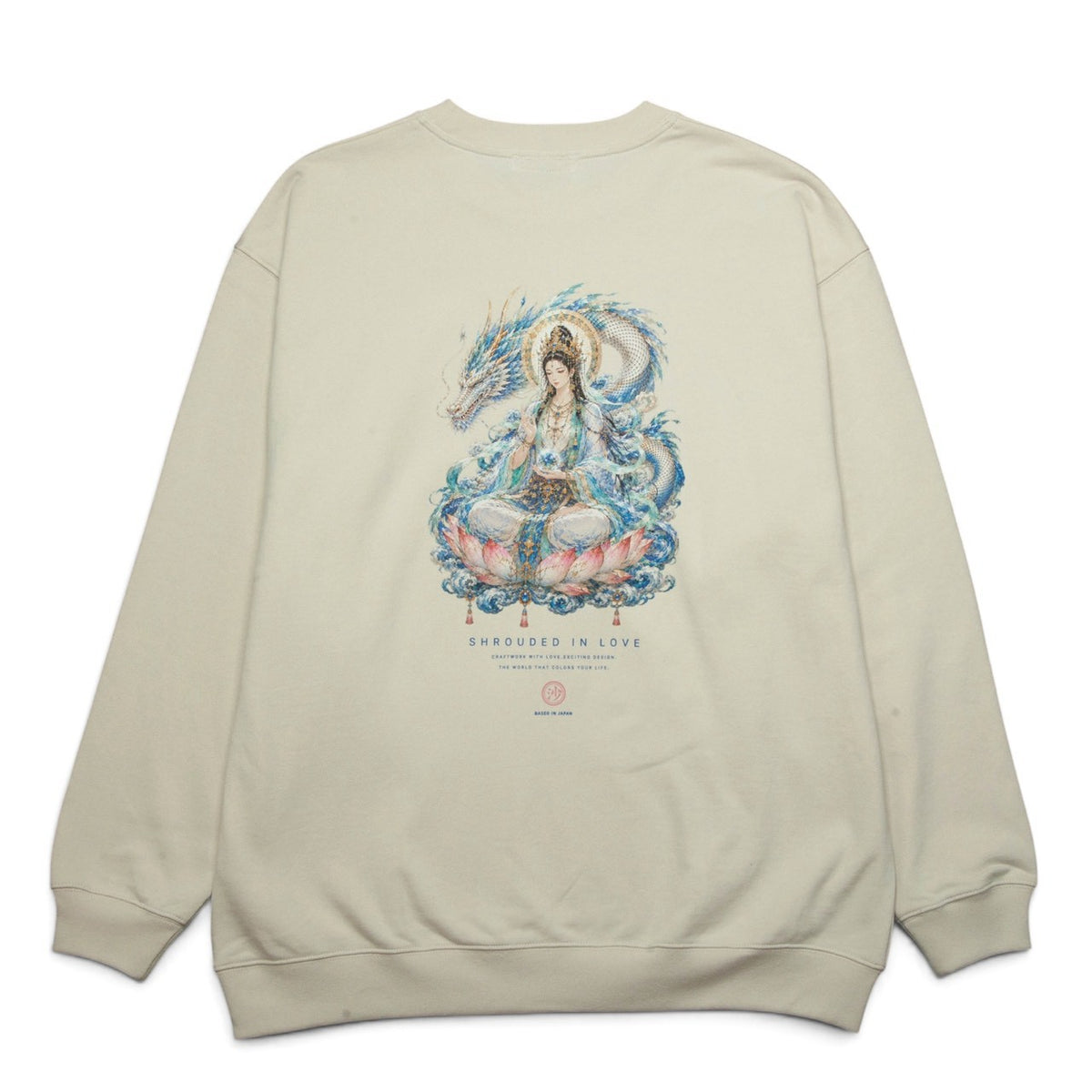 Ryujin Kannon CREW NECK [GREIGE]