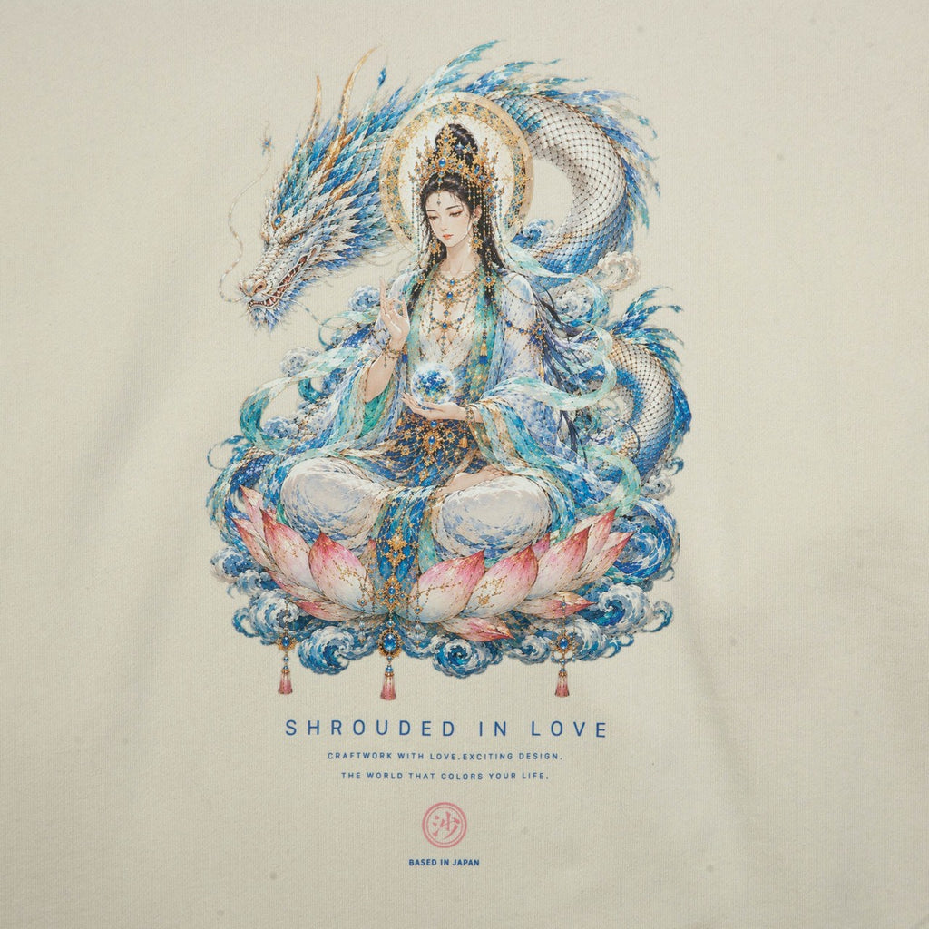 Ryujin Kannon CREW NECK [GREIGE]