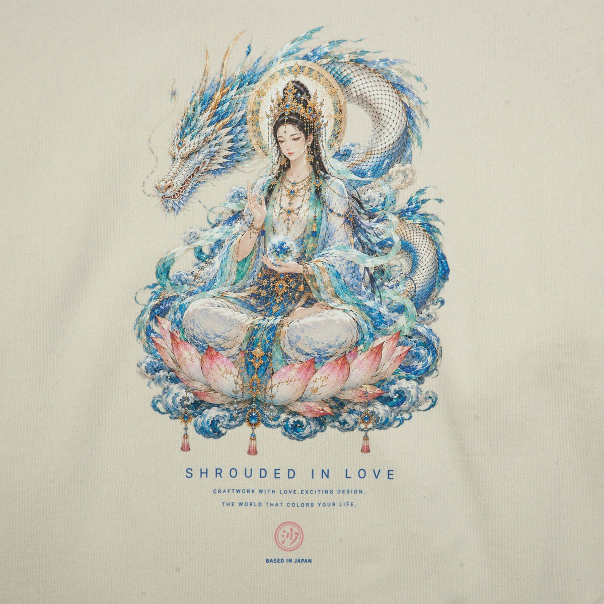 Ryujin Kannon CREW NECK [GREIGE]