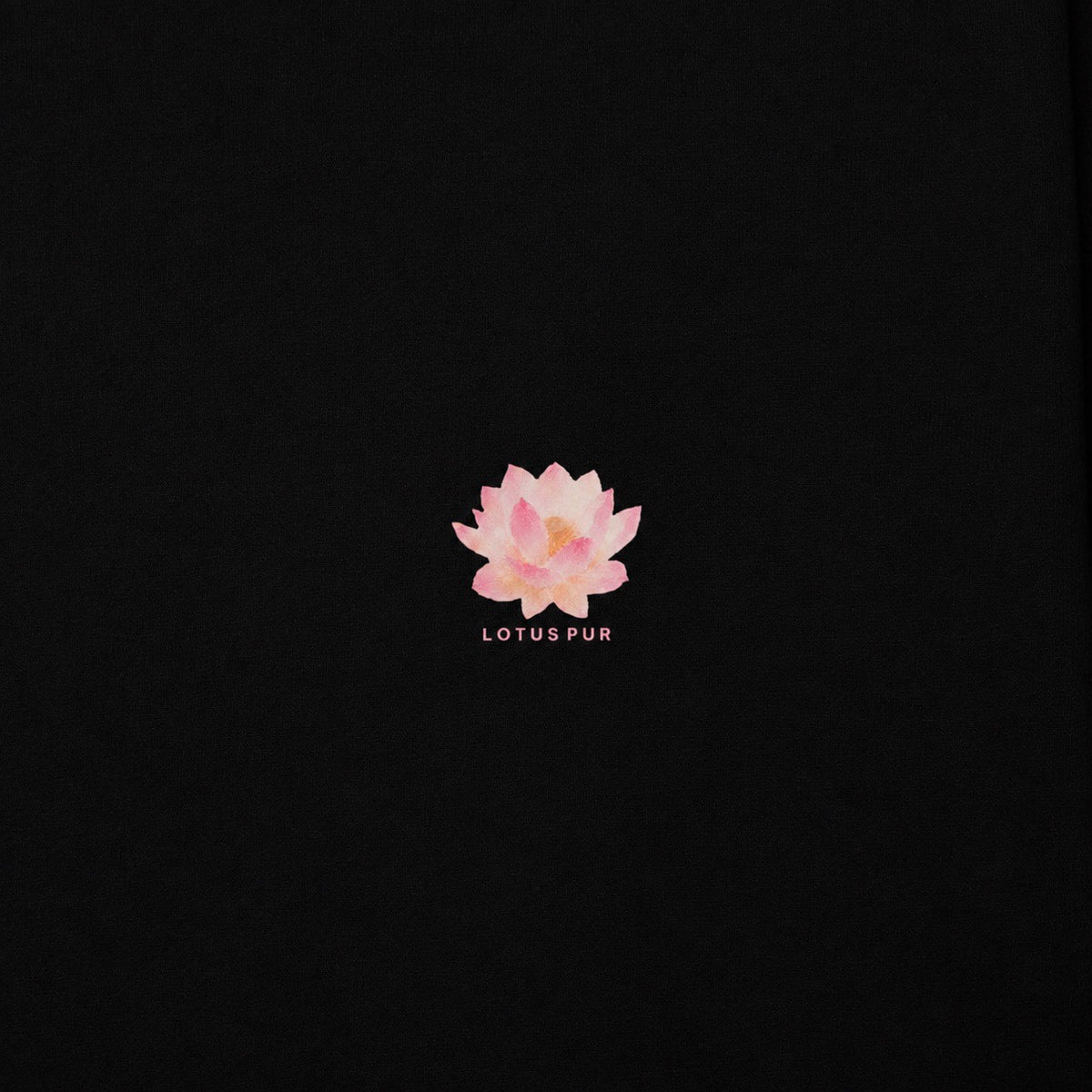 LOTUS PUR CREW NECK [BLACK]