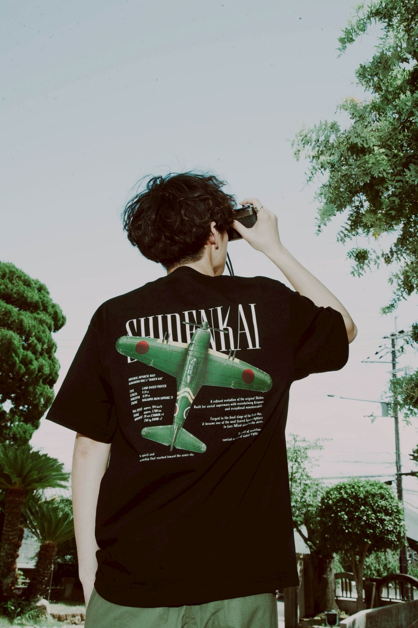 紫電改 TEE [BLACK] オンラインストア限定
