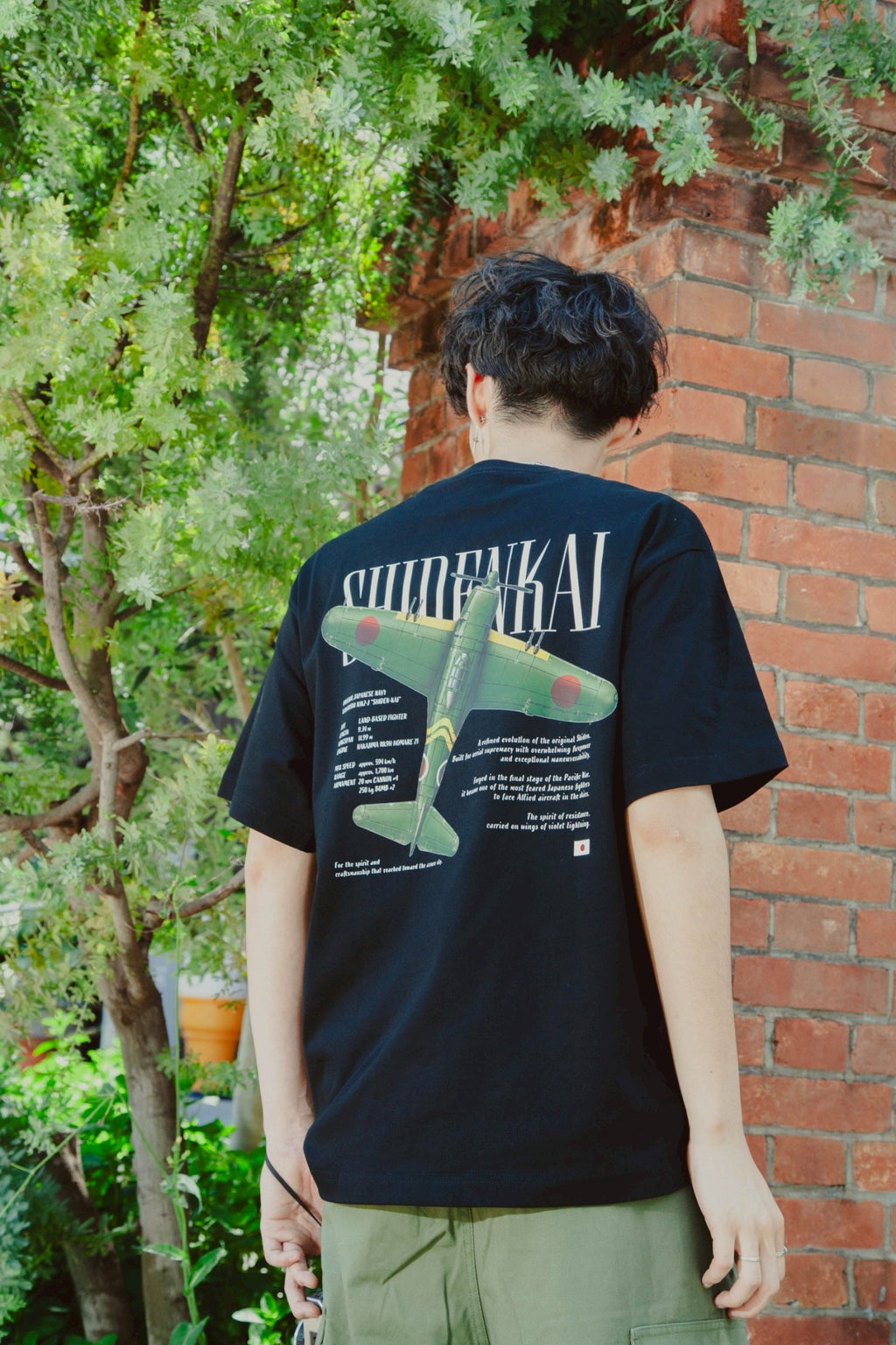 紫電改 TEE [BLACK] オンラインストア限定