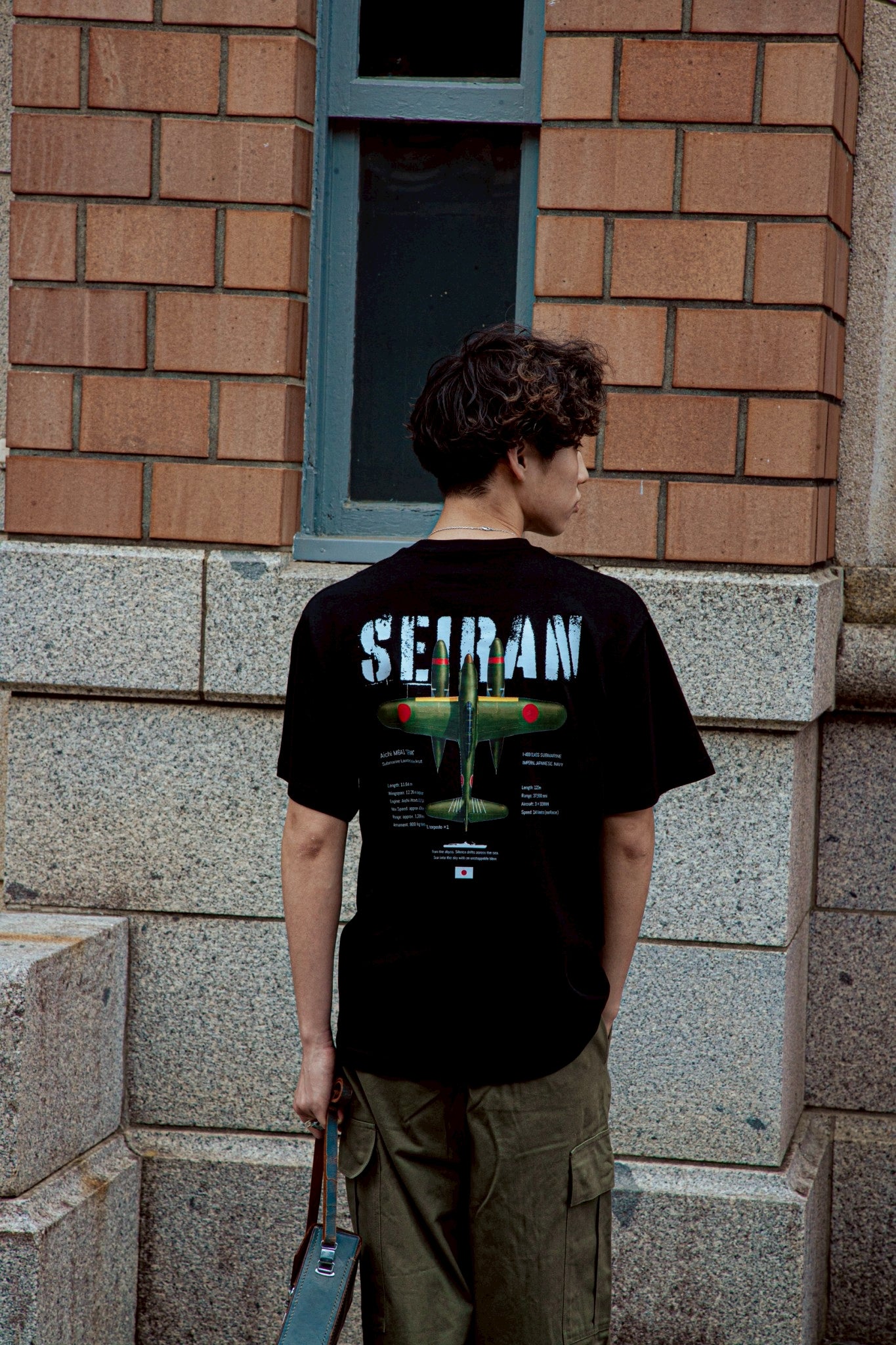 晴嵐 TEE [BLACK]
