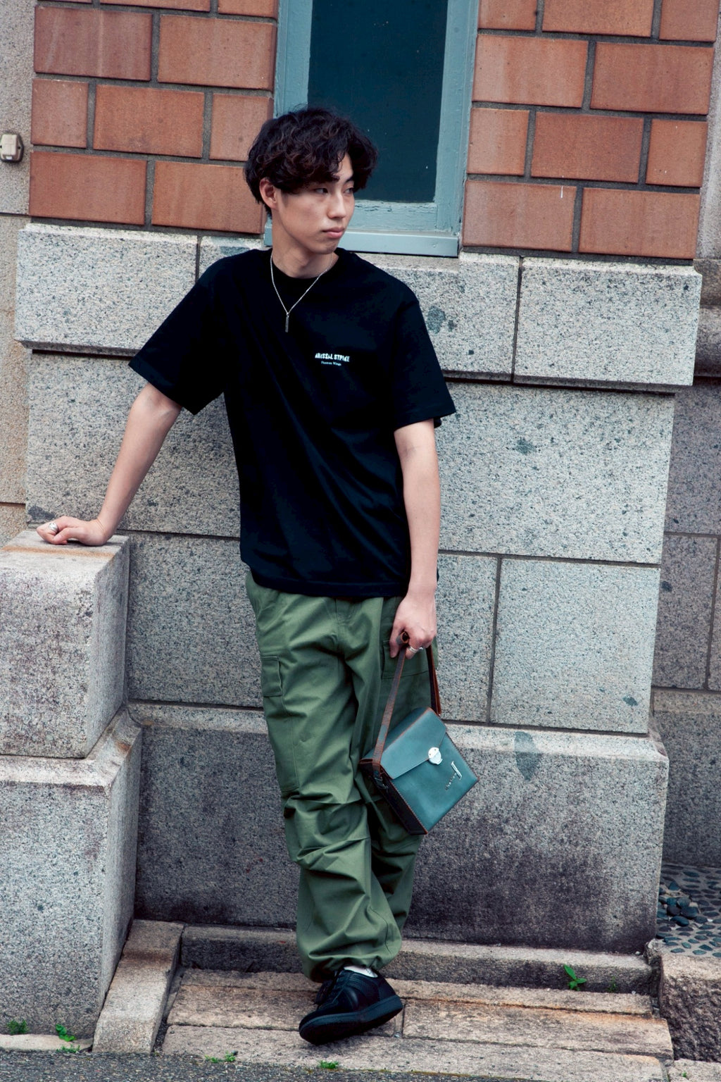 晴嵐 TEE [BLACK]