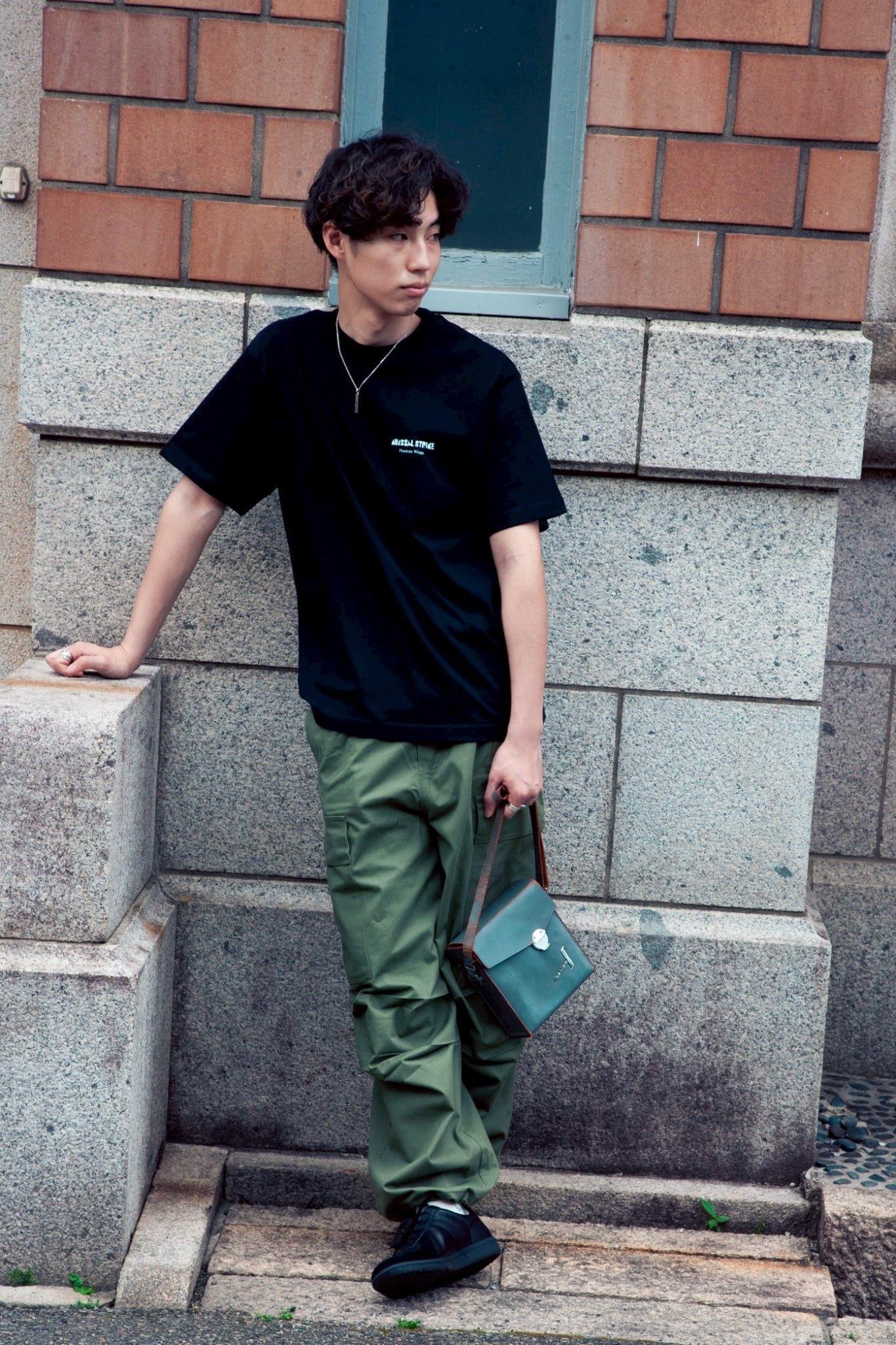 晴嵐 TEE [BLACK]