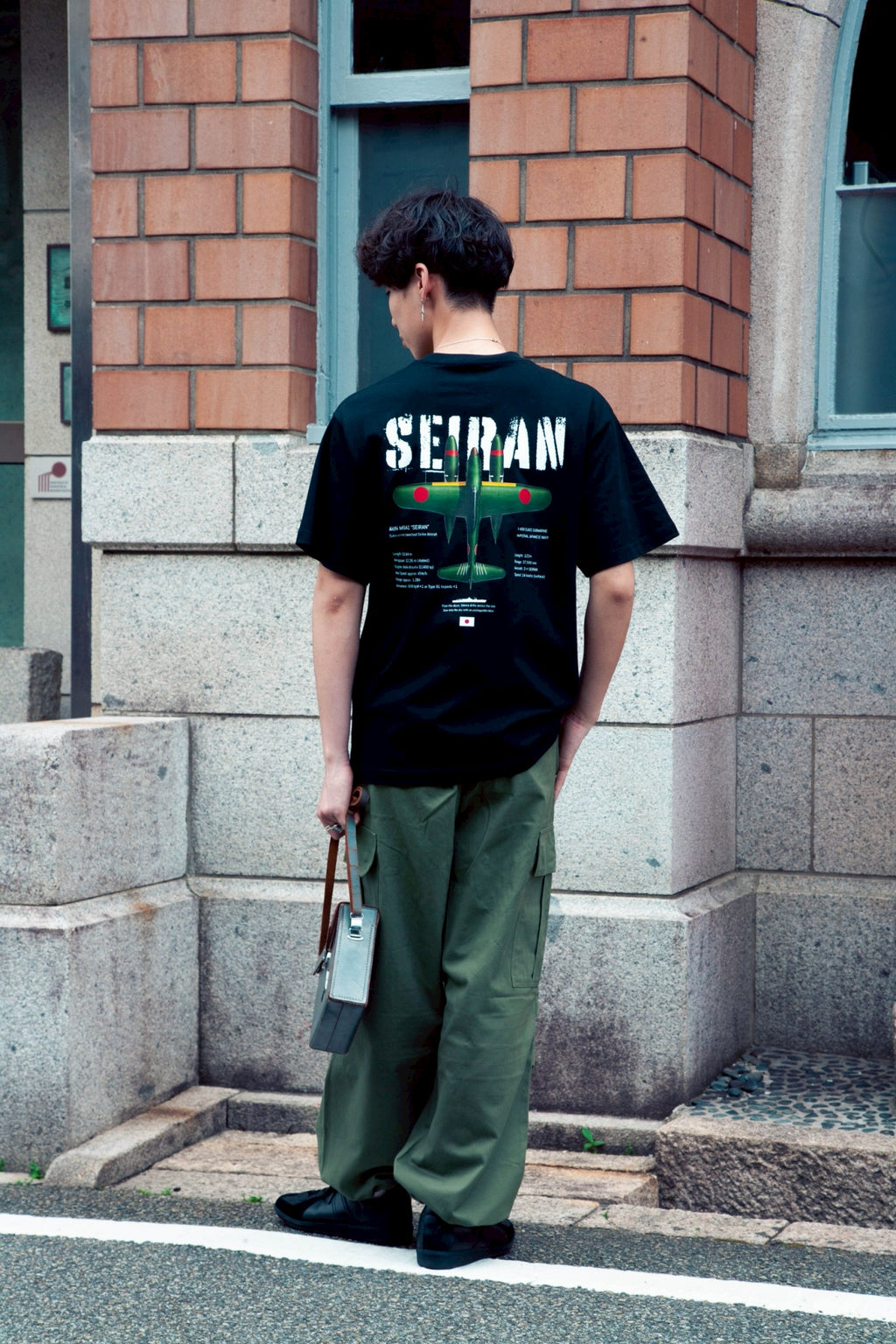 晴嵐 TEE [BLACK]