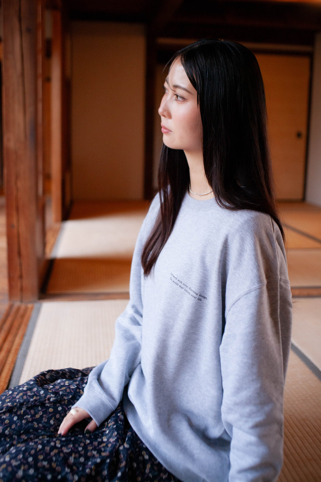 COL ROND FLEURI【FRISSON】