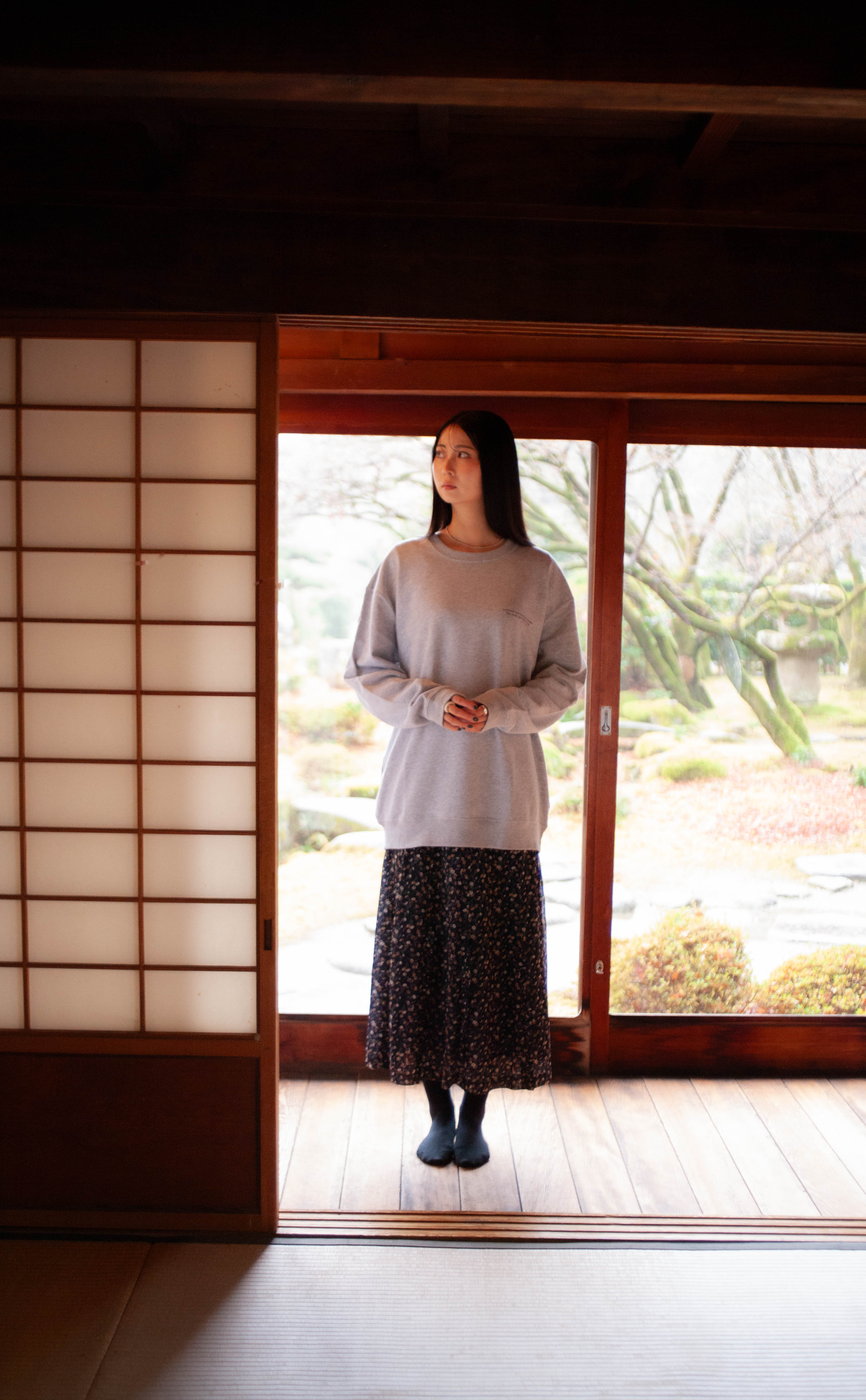 COL ROND FLEURI【FRISSON】