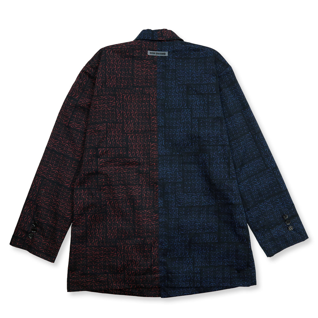 VESTE KAWARA SUR MESURE [ROUGE/BLEU]