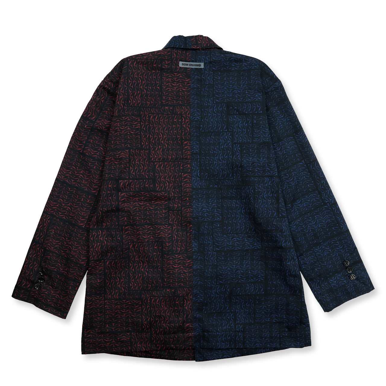 KAWARA TAILORED JACKET [RED/BLUE]