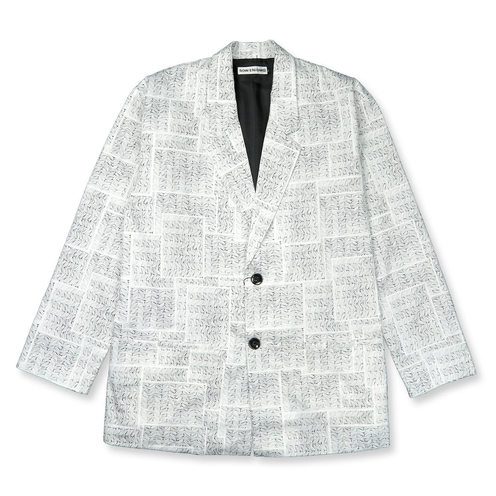 VESTE KAWARA SUR MESURE [BLANC]