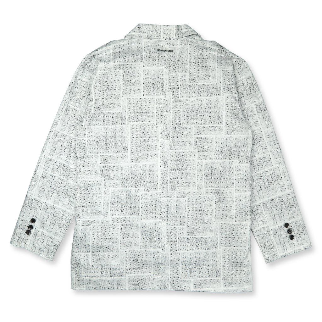 VESTE KAWARA SUR MESURE [BLANC]