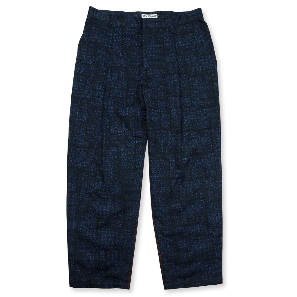 KAWARA TAILORED PANTS【RED/BLUE】