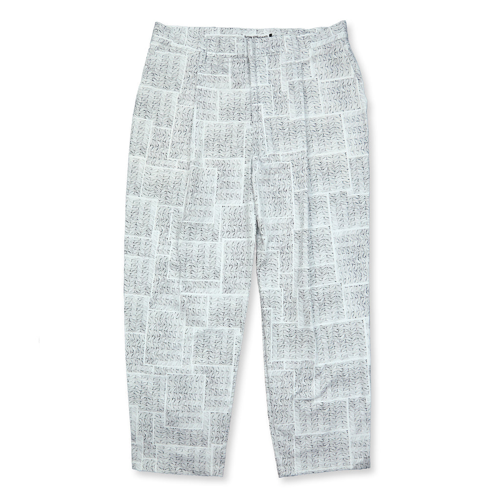 KAWARA TAILORED PANTS【WHITE】