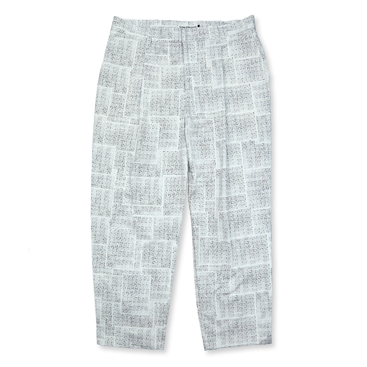 KAWARA TAILORED PANTS【WHITE】