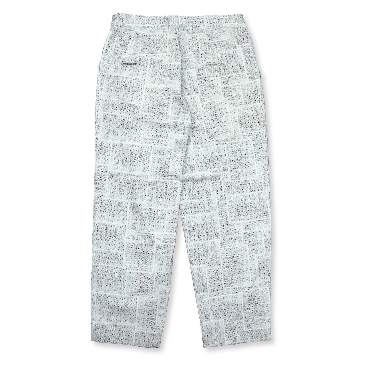 KAWARA TAILORED PANTS【WHITE】