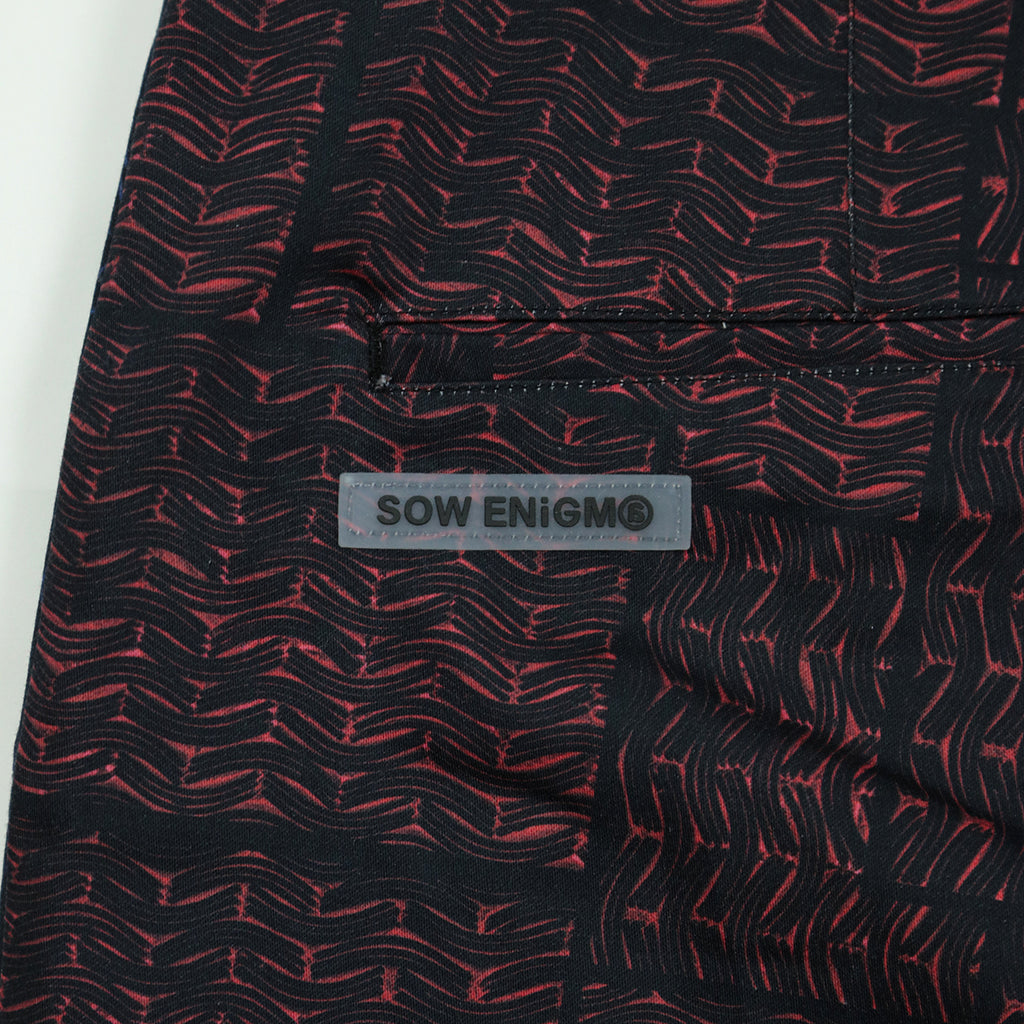 KAWARA TAILORED PANTS【RED/BLUE】