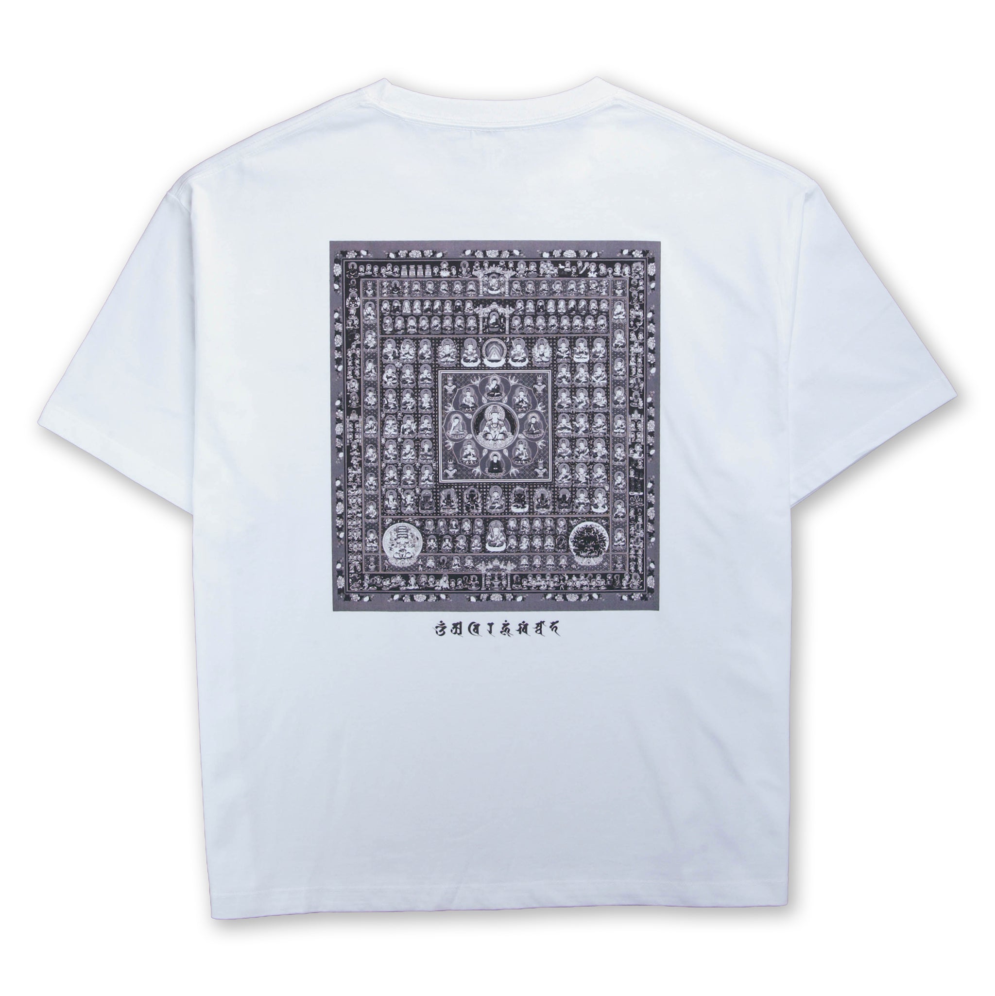 両界曼荼羅TEE #2【胎動界曼荼羅：WHITE】