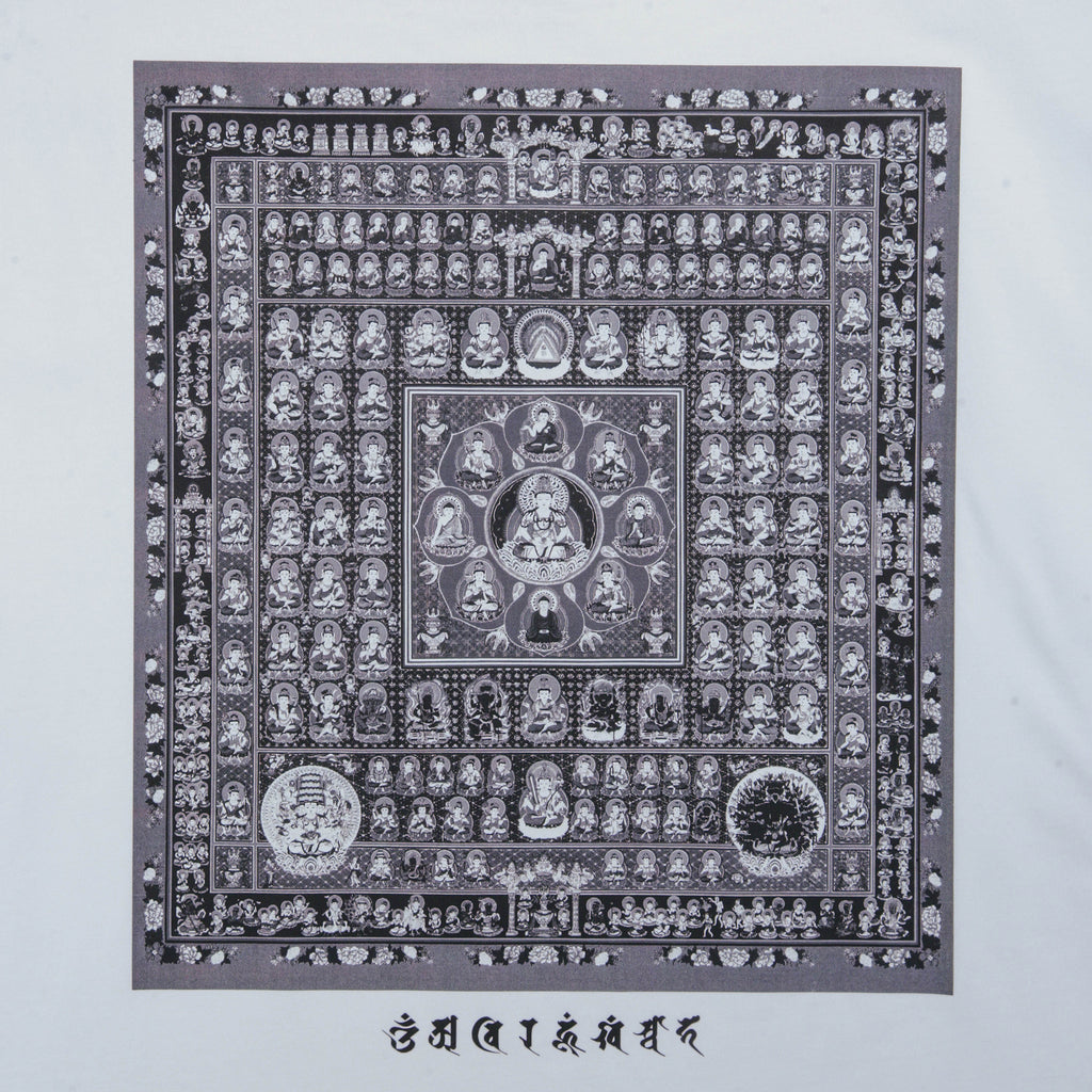 両界曼荼羅TEE #2【胎動界曼荼羅：WHITE】